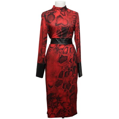 Bodyflirt Boutique, Kleid, Größe: 40/42, Rot/Schwarz, Recyceltes Polyester #u7N