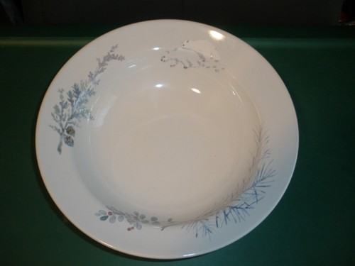 Pfaltzgraff Winter Frost 10" Round Vegetable Pasta Serving Bowl Polar Bears