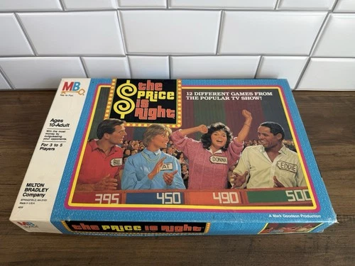 Milton Bradley - The Price is Right Board Game - Vintage 1986 - 99 % COMPLETE
