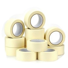 ProDec 50m Metre Masking Tape, Thickness 19 25 38 50 75 100 mm Pro Painting Kit