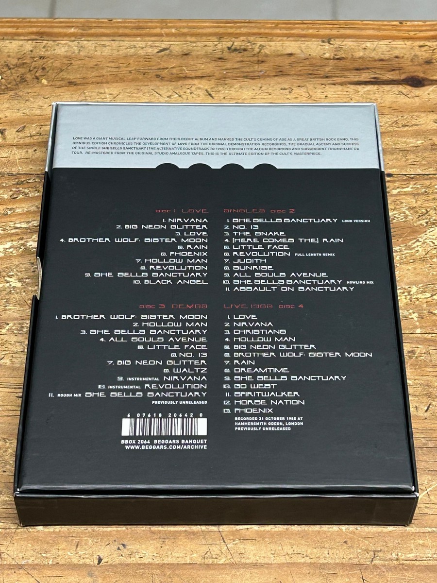 The Cult - Love (Omnibus Edition) 4 CD boxset. Rare 2009 & OOP
