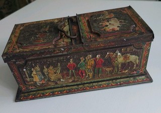 Huntley & Palmers Ltd Biscuit Tin C 1900 No Reserve Auction