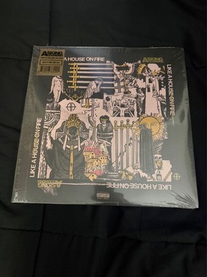 ASKING ALEXANDRIA - A House On Fire, Ltd 1st Press 2LP COLOR VINYL Gold Pink New