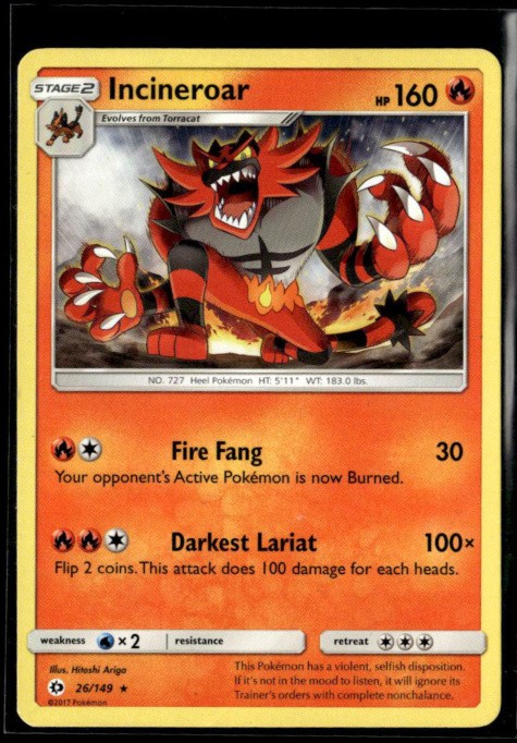 Miscellaneous Cards & Products #026/149 Incineroar