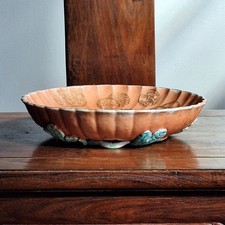 Unusual 19th Century Chinese Famille Rose Porcelain Lotus-Form Bowl