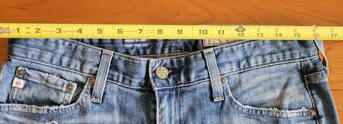 AG Adriano Goldschmied The Nikki Relaxed Short Women 28R Blue - Picture 6 of 10