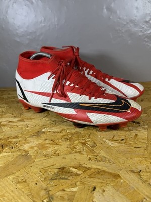 Nike Fußballschuhe Größe 8 rot weiß Cr7 Superfly Elite Fußballschuhe