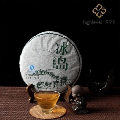 BingDao Old Tree Green Food China Yunnan Cha Puer Tea Cake Sheng Pu erh Tea 357g