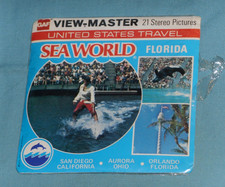 vintage SEA WORLD Florida VIEW-MASTER REELS packet
