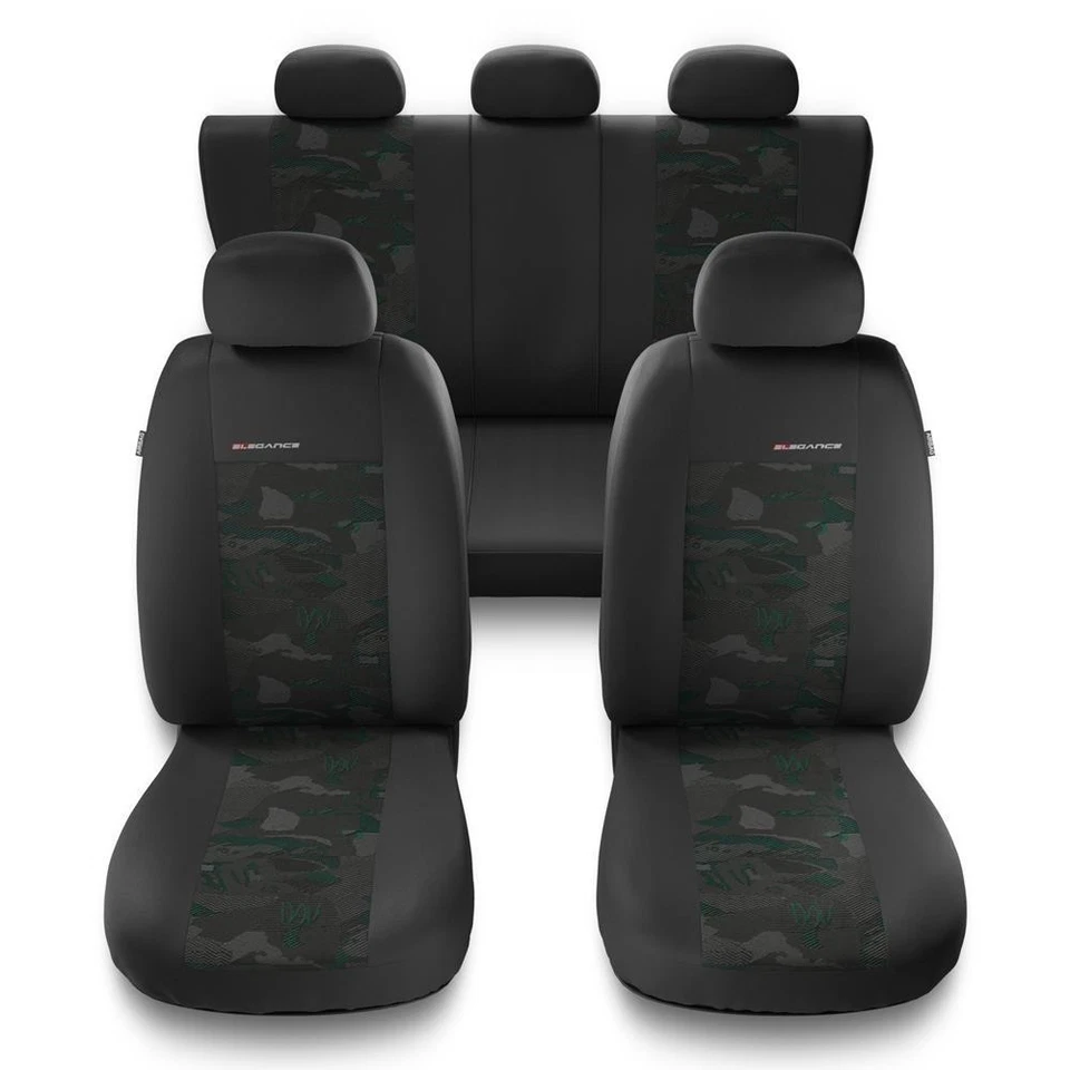 Universale Set coprisedili auto per Toyota Hilux VI VII VIII (1998-....) UNE-GR - Immagine 3 di 4