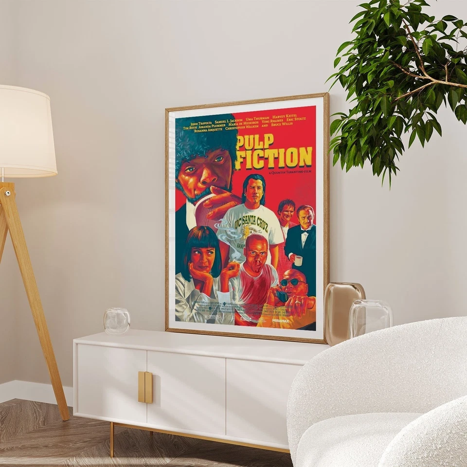 Pulp Fiction (1994) Movie Poster Art - Film Fans. No Frame - Image 2 of 4
