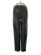 Social Standard by Sanctuary Women Black Faux Leather Pants 4