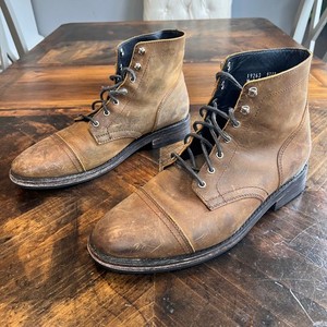 thursday boots tobacco captain Men's Leather Lace-Up Size 8.5 Built for the men who wear their boots hard Thursday Boot Company Men's Captain