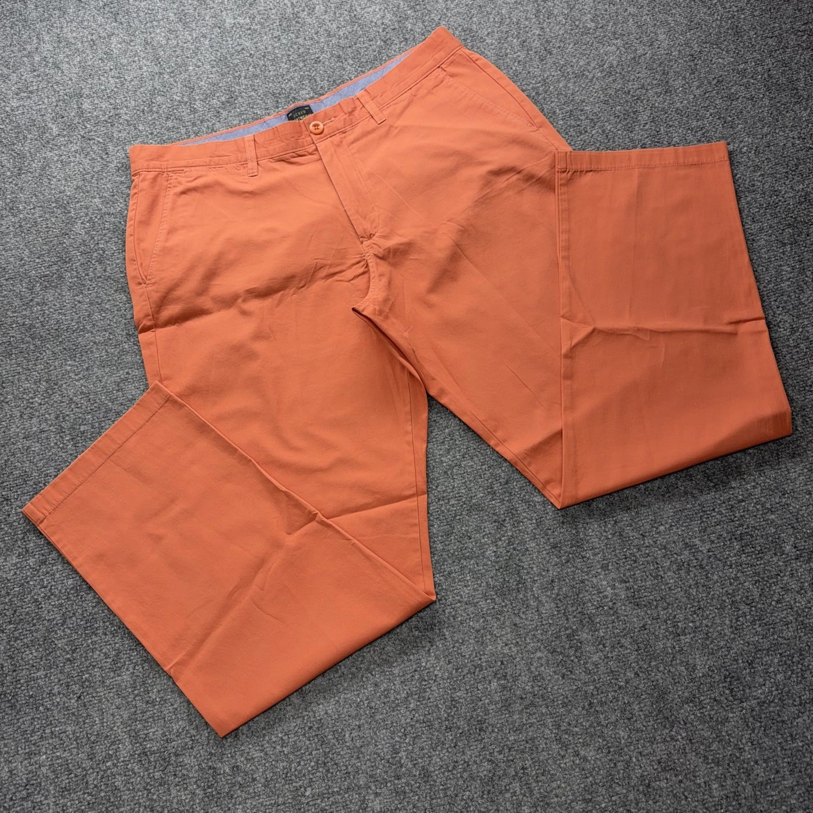 J Crew Urban Slim Chino Pants Mens 36x32 - 5 Pocket Cotton Salmon/Pink
