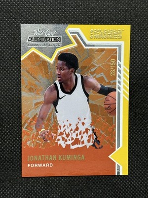 2021-22 Wild Card Alumination Jonathan Kuminga Smashing Orange #SM-11 #/150