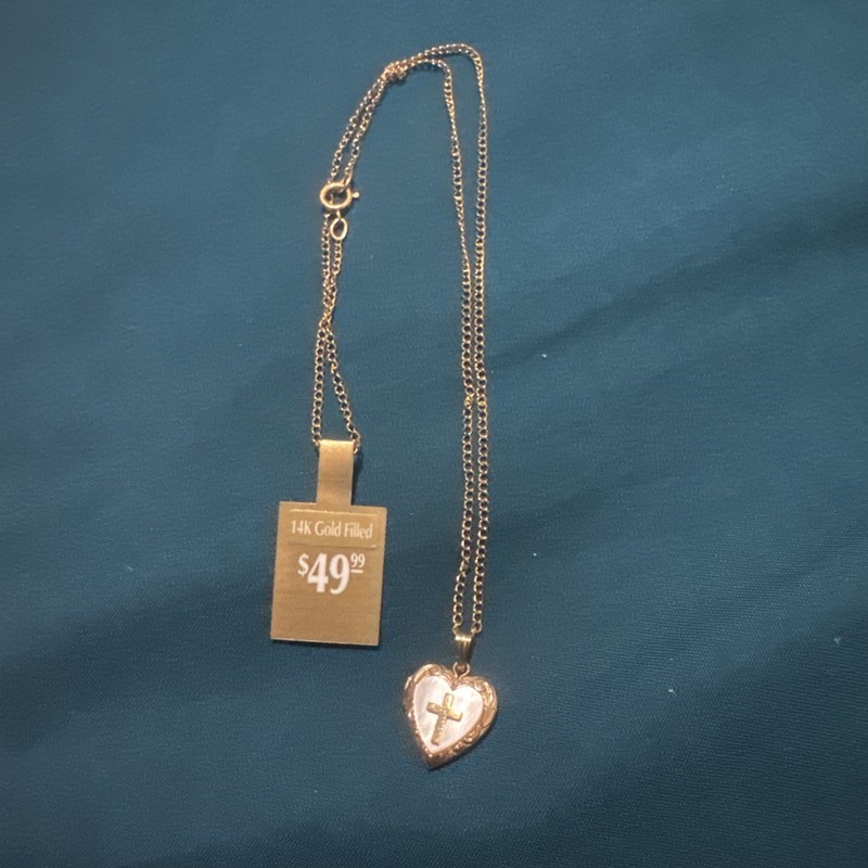 Necklace And Heart Locket Goldfield Kids