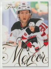 2025-26 UPPER DECK FLAIR BASE DAWSON MERCER NEW JERSEY DEVILS #77