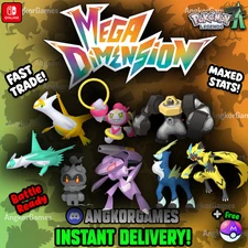✨ ANY POKEMON 6IV Shiny ✨Mega Dimension DLC✨ Legends ZA ✨Rayquaza Zeraora Hoopa
