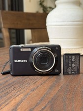 Samsung TL110 14.4MP Digital Camera- Blue Fully Tested Works Great