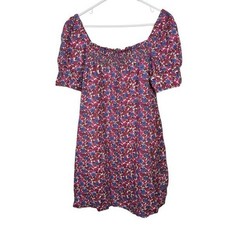J.Crew Afternoon Linen Dress in Berry Floral, Size S