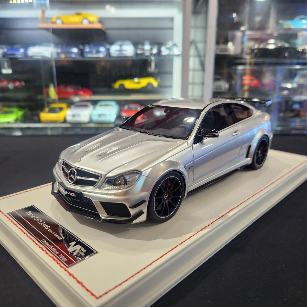 Nice Auto 1/18 Mercedes-Benz AMG C63 Black Series (Silver) Resin