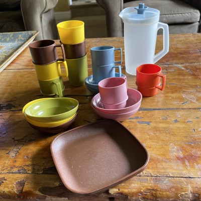 Vintage Tupperware Mini  Serve it Children's Serving Play Set
