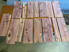 15pc EASTERN RED CEDAR 1/2" T 141/2" L FREE SHIPPING