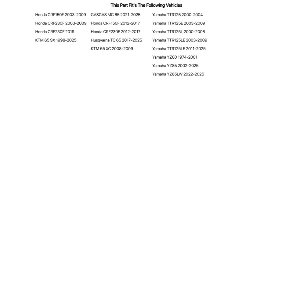Tusk Spoke Torque Wrench Kit For KTM 65 XC 2008-2009 - Image 3 of 4