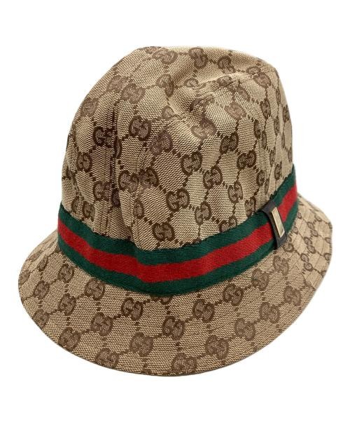 帽子 GUCCI 00's Sherry line GG bucket hat GUCCI GG Canvas Sherry Line Bucket Hat Delegate Bucket | eBay