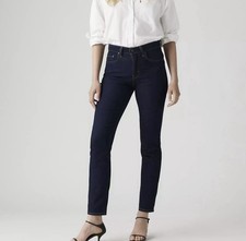 Levi  s 724 High Rise Straight Jeans Women  s 26 Dark Wash Denim NWT