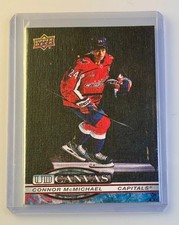 Connor McMichael UD Canvas 2025-26 Upper Deck Series 1 Hockey NHL Card C-12