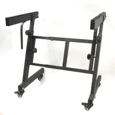 Rolling Adjustable Z Style Keyboard Stand Heavy Duty w/ Casters