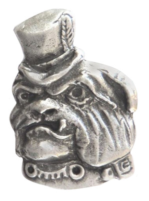 'Mr Snuggles' Steampunk Style British Bulldog Pewter Pin Badge