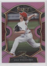 2021 Panini Select Concourse Pink Prizm 4/10 Jake Woodford #89 w6g