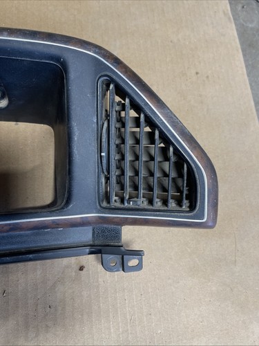 1987-1991 Ford F150 Bronco Woodgrain Dash Cluster Bezel OEM Radio Trim Cover - Picture 12 of 16