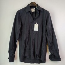 NEW Ben Sherman Dress Shirt Mens 38 Black 100 Cotton Casual Wear Buttoned