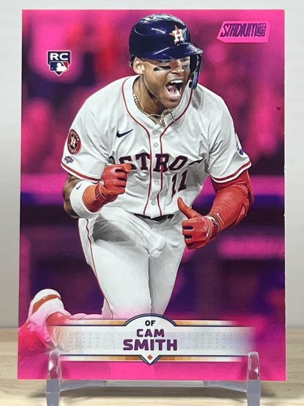 2025 Stadium Club Cam Smith #60 Pink - RC Astros