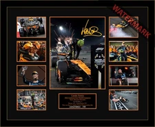 LANDO NORRIS F1 WORLD CHAMPION McLAREN 2025 LTD EDTION SIGNED FRAMED MEMORABILIA