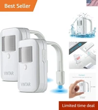 2 Pack Rechargeable 16 Color Motion Sensor LED Toilet Night Light, 5 Stage Di...