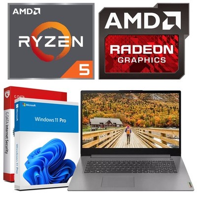 17.3'' Lenovo AMD Ryzen 5 6x 4.30GHz 24GB DDR4 - 1TB NVMe SSD Notebook Windows 11