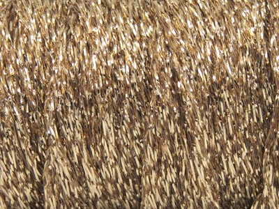 METALLIC LUREX Ice Yarn Brillante CAMEL 84431 Knitting, Crocheting, 10g 82y