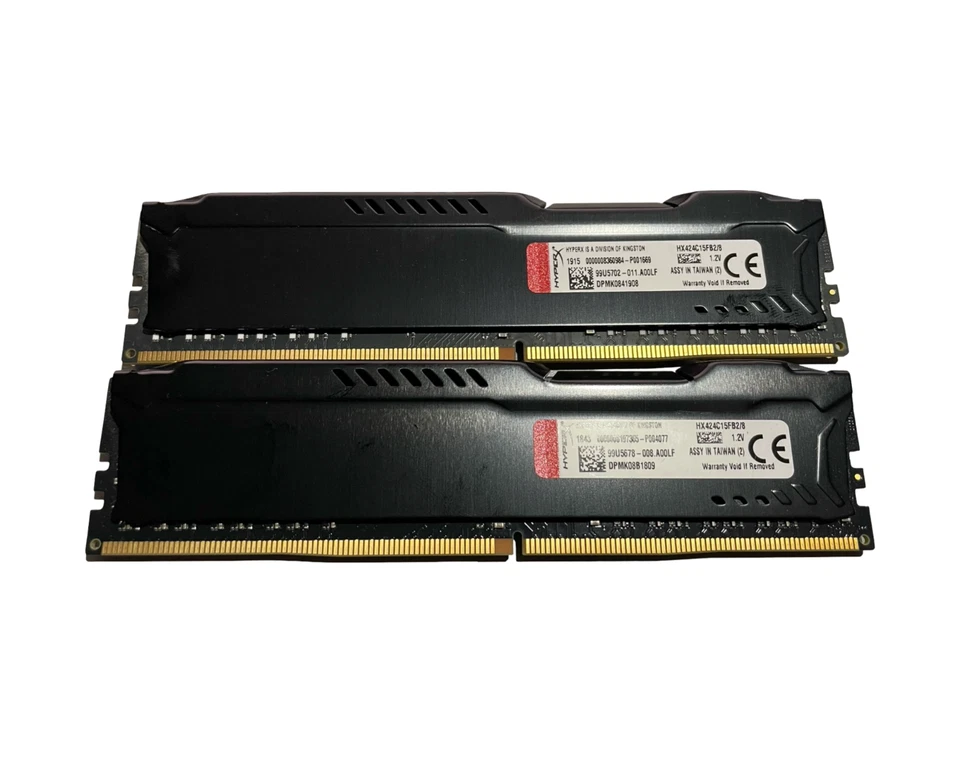 HYPER X FURY 8GB DDR4 2133MHz PC4-17000 1.2V SDRAM DIMM HX424C15FB2/8 *se - Image 2 of 2