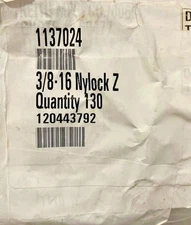 3/8"-16 Grade 2 Zinc Finish NE Steel Nylon Insert Lock Nut 1137024