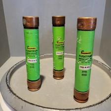 Lot of 3 Fusetron Energy Efficient Dual-Element Time Delay Fuse, 50A, FRS-R-50