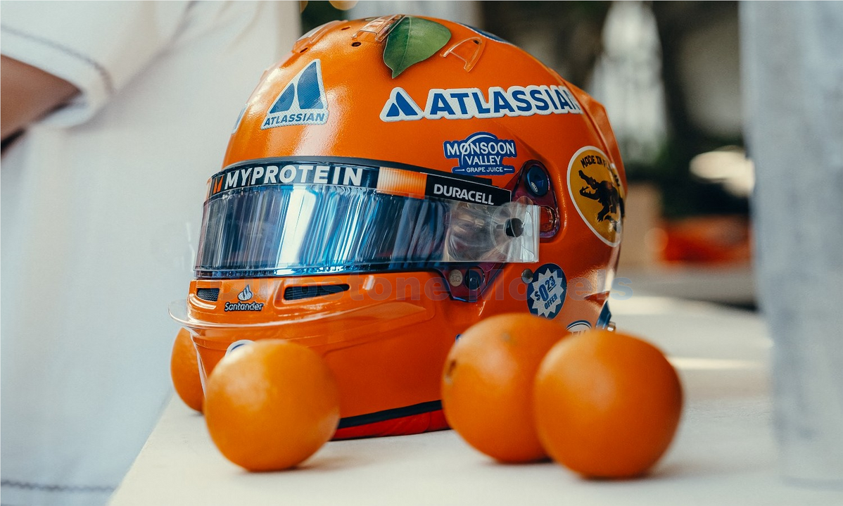 Alex Albon F1 Helmet 2025 Miami GP in 1:5 scale by Spark | eBay
