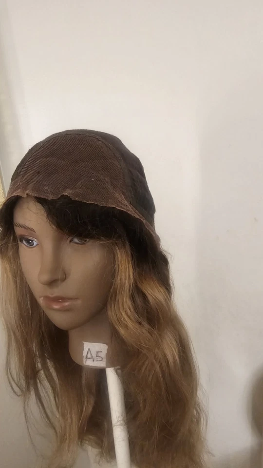 High Quality dirt blonde Top 26 to 28" straight 100% Virgin Human Hair Lace Wig - Image 4 of 4