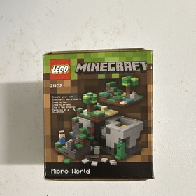 LEGO Minecraft Micro World 21102 Complete Set 480 Pieces Steve Creeper