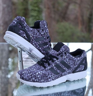 Adidas Zx Flux Monochrome Prism 2014 Men's Size 10 Multicolor
