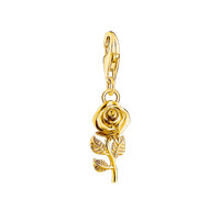 Thomas Sabo Charm-AnhäNger Rose Vergoldet 2077-413-39