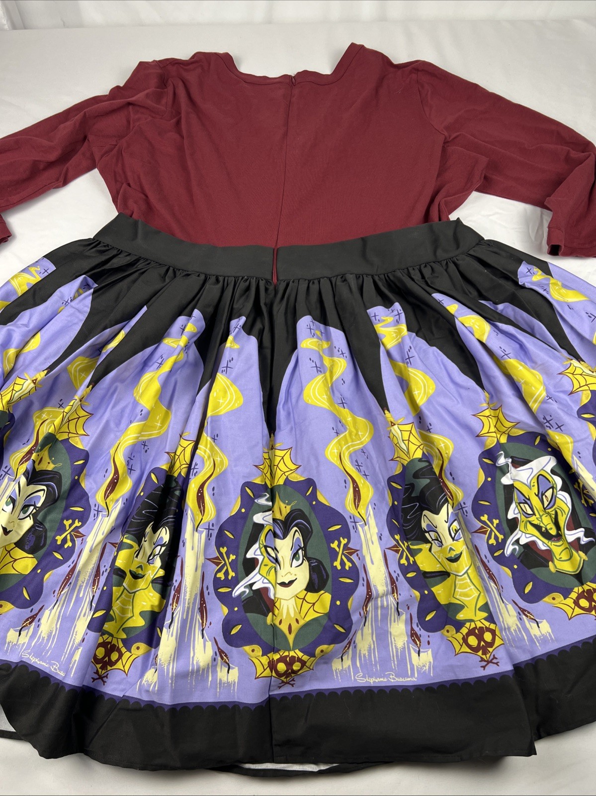 Pinup Couture Womens Evil Queen Transformation Rockabilly Alison Swing Dress 4X image 9